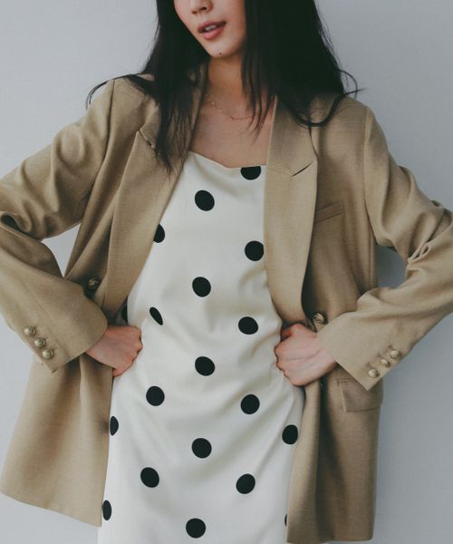 A part by 「【セットアップ着用可能】LNTテーラードジャケット」|テーラードジャケット|ベージュ