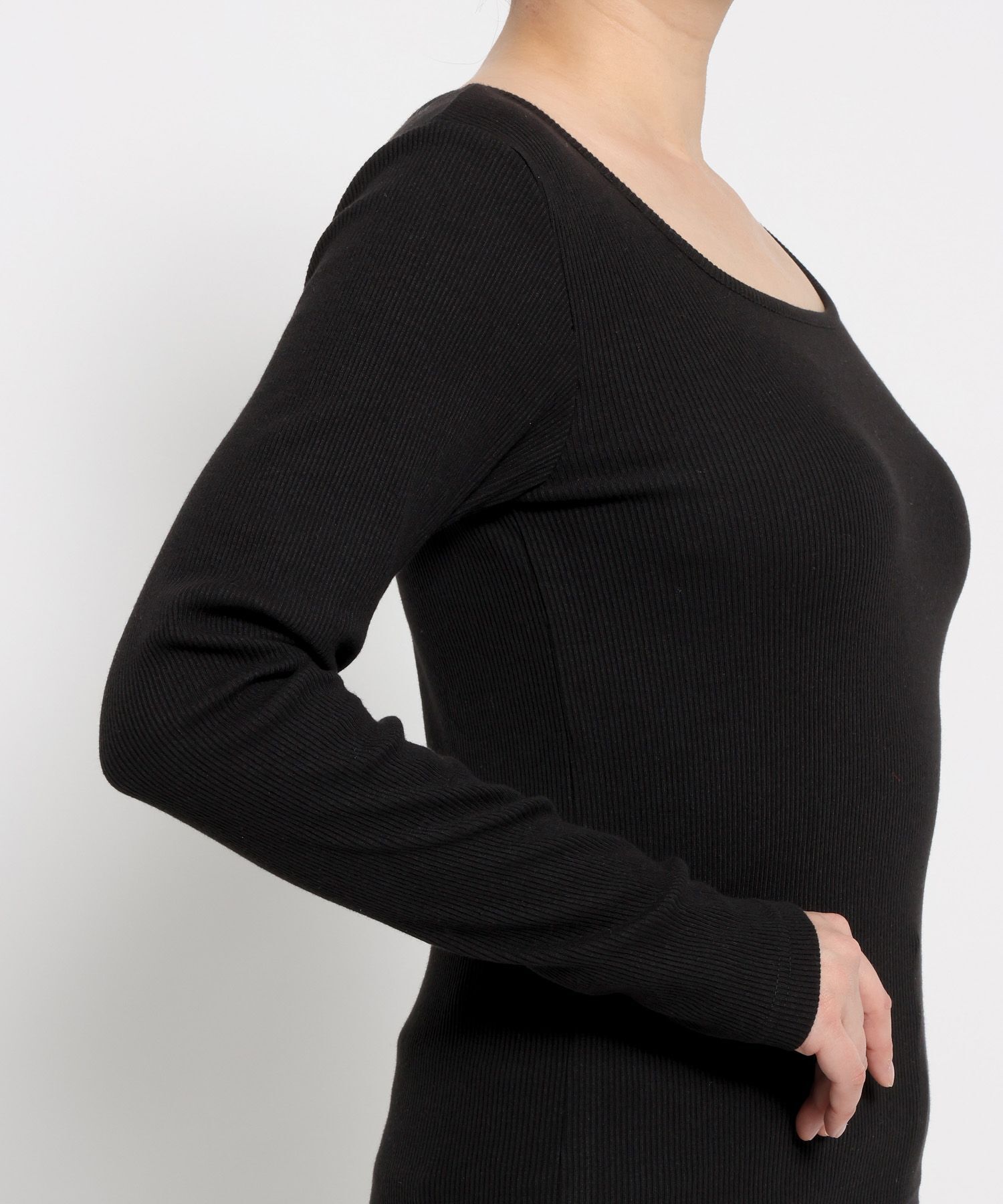 LOWRYS FARM「 リブタイトＬＳ」|Tシャツ・カットソー|