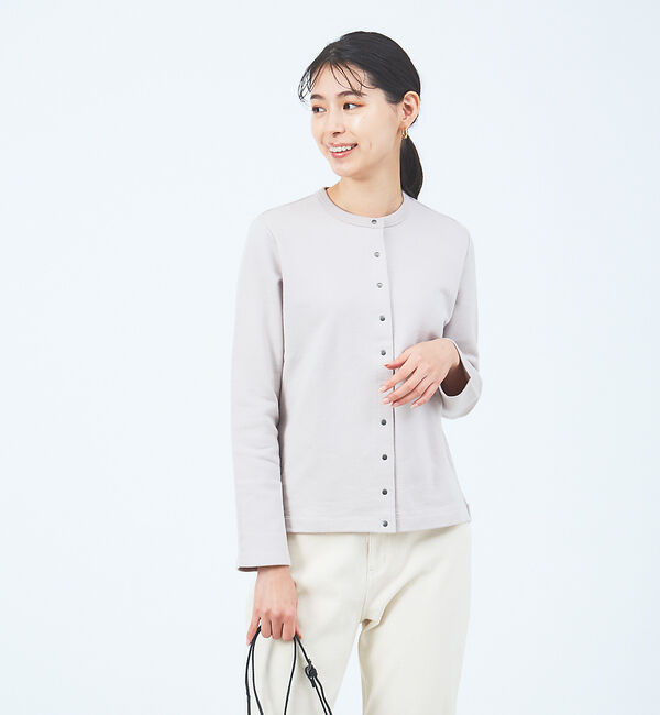 collex「シルケット裏毛カーディガン」|カーディガン|