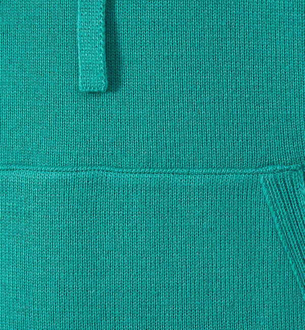 ABAHOUSE「フルニードル リラックス プルオーバー ニット パーカー」|ニット・セーター|