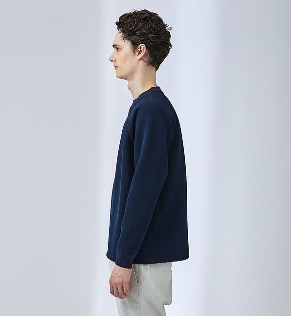 ABAHOUSE「【スウェット / ニット】クォーターゲージ ラグランスリーブ プルオーバー」|スウェット・ジャージ|