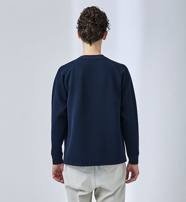 ABAHOUSE「【スウェット / ニット】クォーターゲージ ラグランスリーブ プルオーバー」|スウェット・ジャージ|