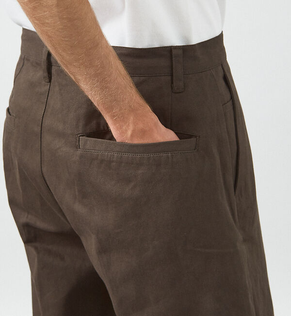 ABAHOUSE「1タック コットン ワイドトラウザーズ / ワイドパンツ」|その他|