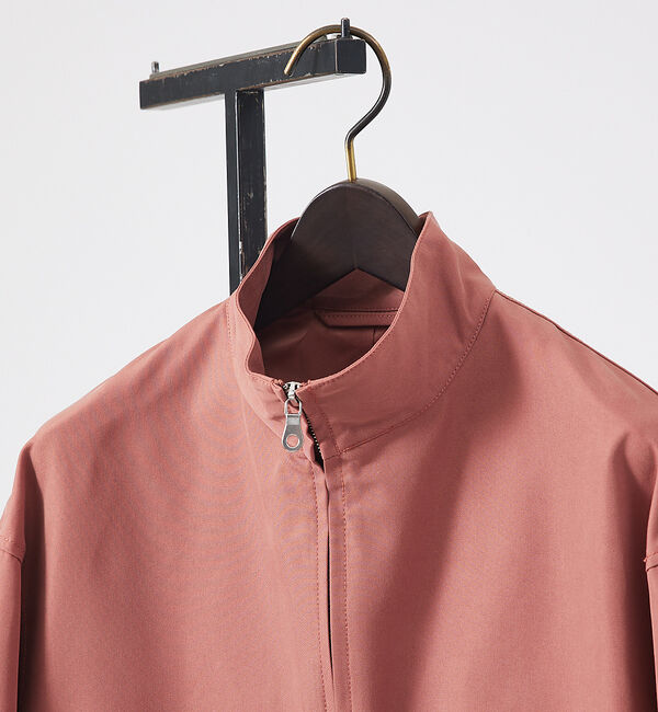 ABAHOUSE「シャンブレーツイル　スタンドカラーブルゾン / ショートブルゾン」|ブルゾン・スタジャン|