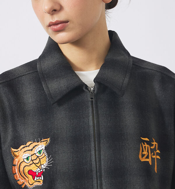 ABAHOUSE「【YOIDORE / ヨイドレ】Souvenir Wool Jacket / ス」|ブルゾン・スタジャン|