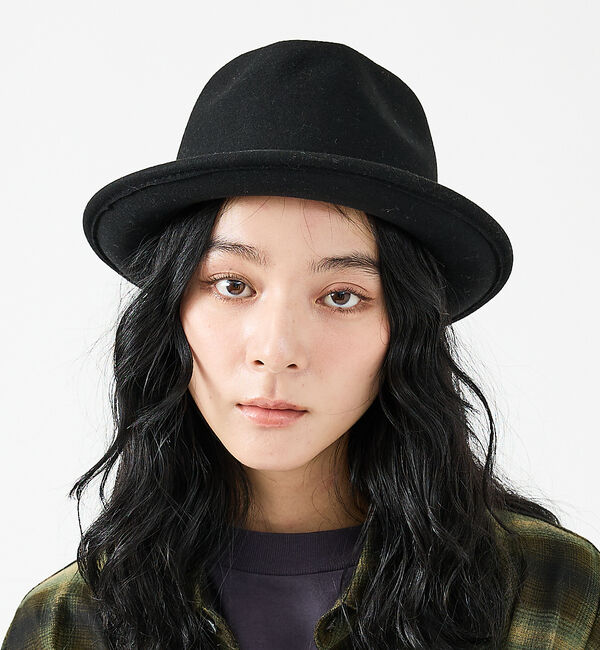 ABAHOUSE「【RUBEN/ルーベン】SOLID ALLUP FELT HAT/ソリッドアルプ」|その他|ブラック