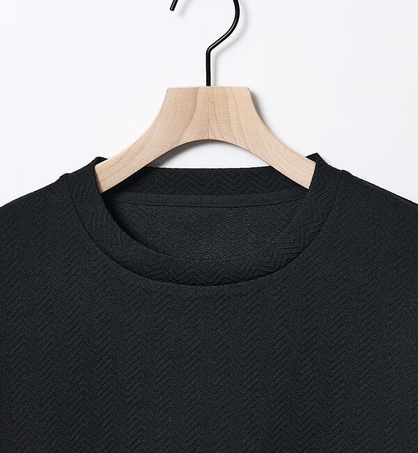 ABAHOUSE「ヘリンボーン ジャガード 長袖Tシャツ」|Tシャツ・カットソー|