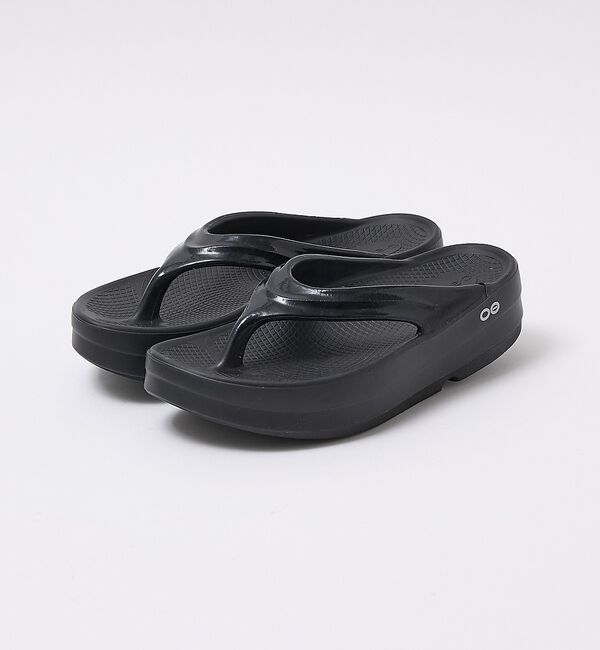 ABAHOUSE「【OOFOS/ウーフォス】Oomega / 2026年モデル / リカバリーサン」|サンダル|ブラック