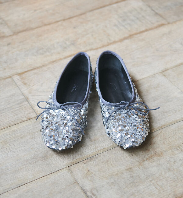 Rouge vif「【PELLICO SUNNY/ペリーコサニー】スパンコールフラット」|バレエシューズ|