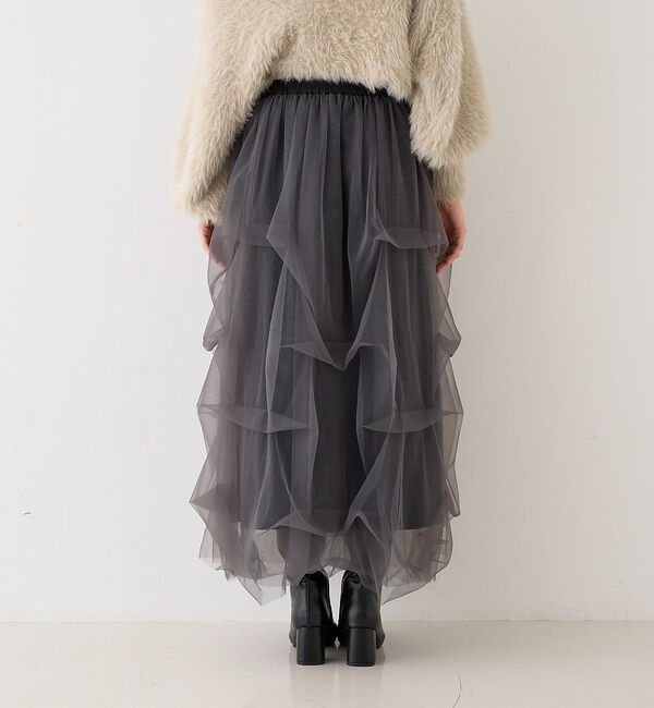 Rouge vif「【一部店舗限定】チュールフォルムスカート」|スカート|