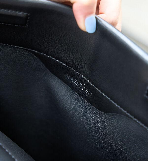 Rouge vif「【MAESTOSO/マエストソ】AURORA TOTE ポーチ付きレーザートート」|トートバッグ|