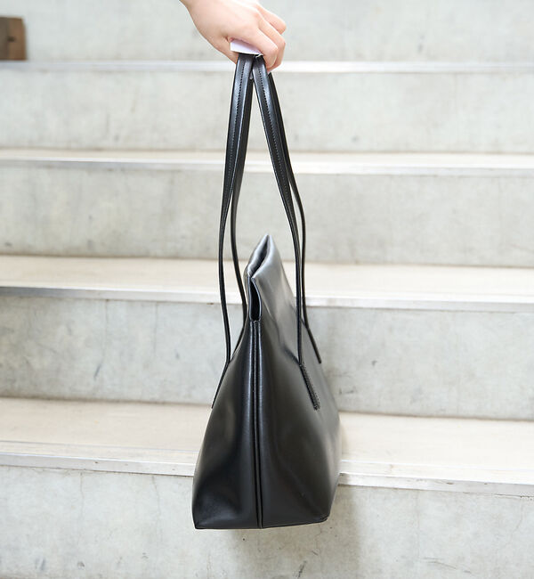 Rouge vif「【MAESTOSO/マエストソ】AURORA TOTE ポーチ付きレーザートート」|トートバッグ|