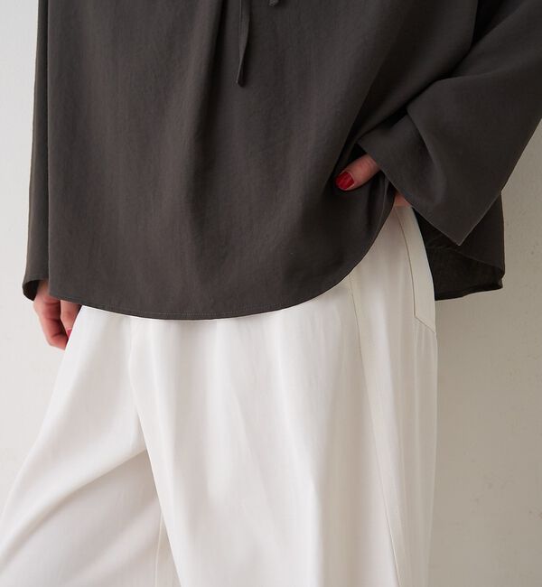 Rouge vif「オーバーカラー変形 テントラインブラウス」|シャツ・ブラウス|