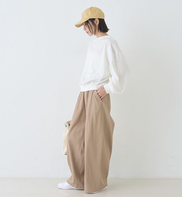 Rouge vif「ポリスパンパフスリーブイージーカットプルオーバー/吸水速乾」|Tシャツ・カットソー|