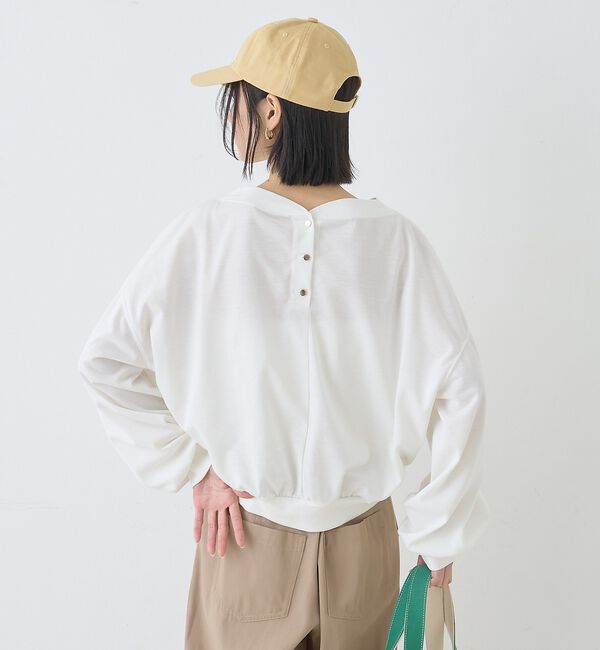 Rouge vif「ポリスパンパフスリーブイージーカットプルオーバー/吸水速乾」|Tシャツ・カットソー|