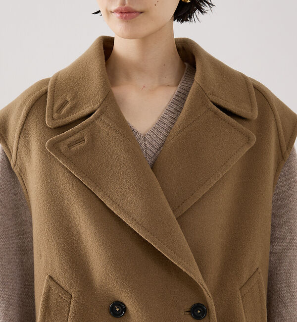 The Store by C' 「【COCUCA】リバーPコートベスト」|ピーコート|