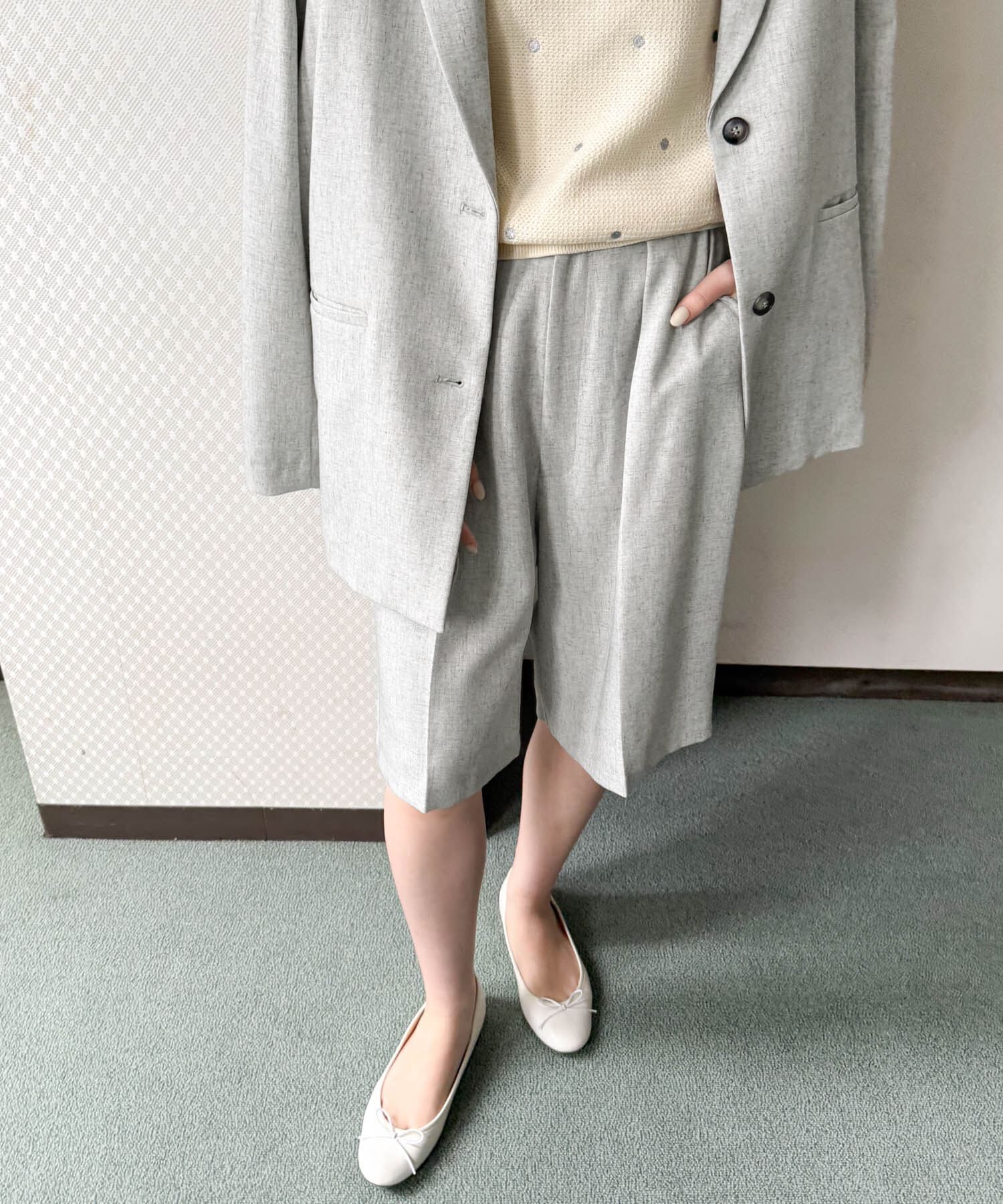 URBAN RESEARCH DOORS「『セットアップ対応』 ワンタックハーフパンツ」|その他|