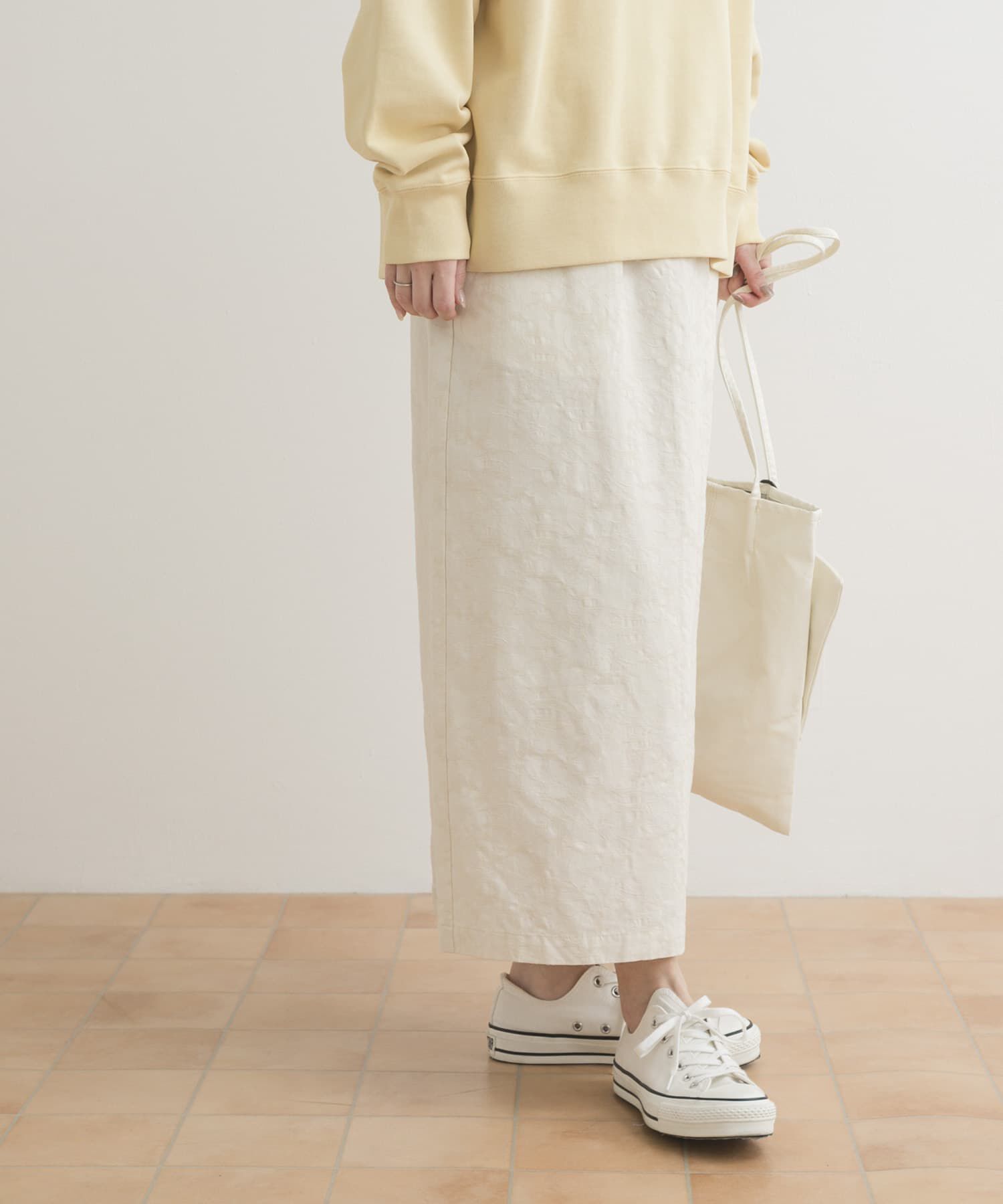 URBAN RESEARCH DOORS「ジャガードストレートスカート」|スカート|