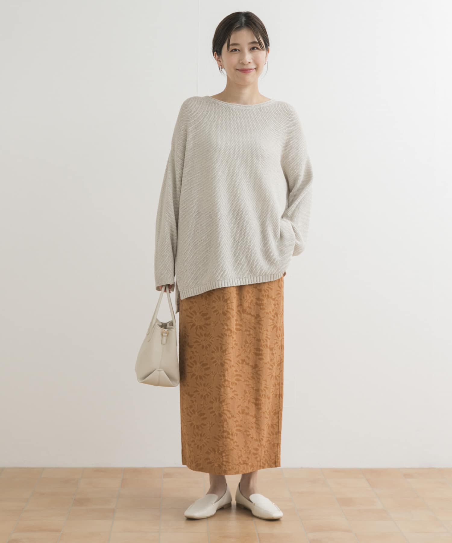 URBAN RESEARCH DOORS「ジャガードストレートスカート」|スカート|