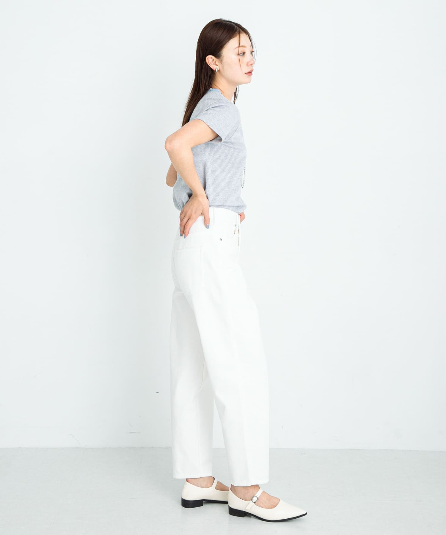 Sonny Label 「JQベーシックコンパクトTシャツ」|Tシャツ・カットソー|