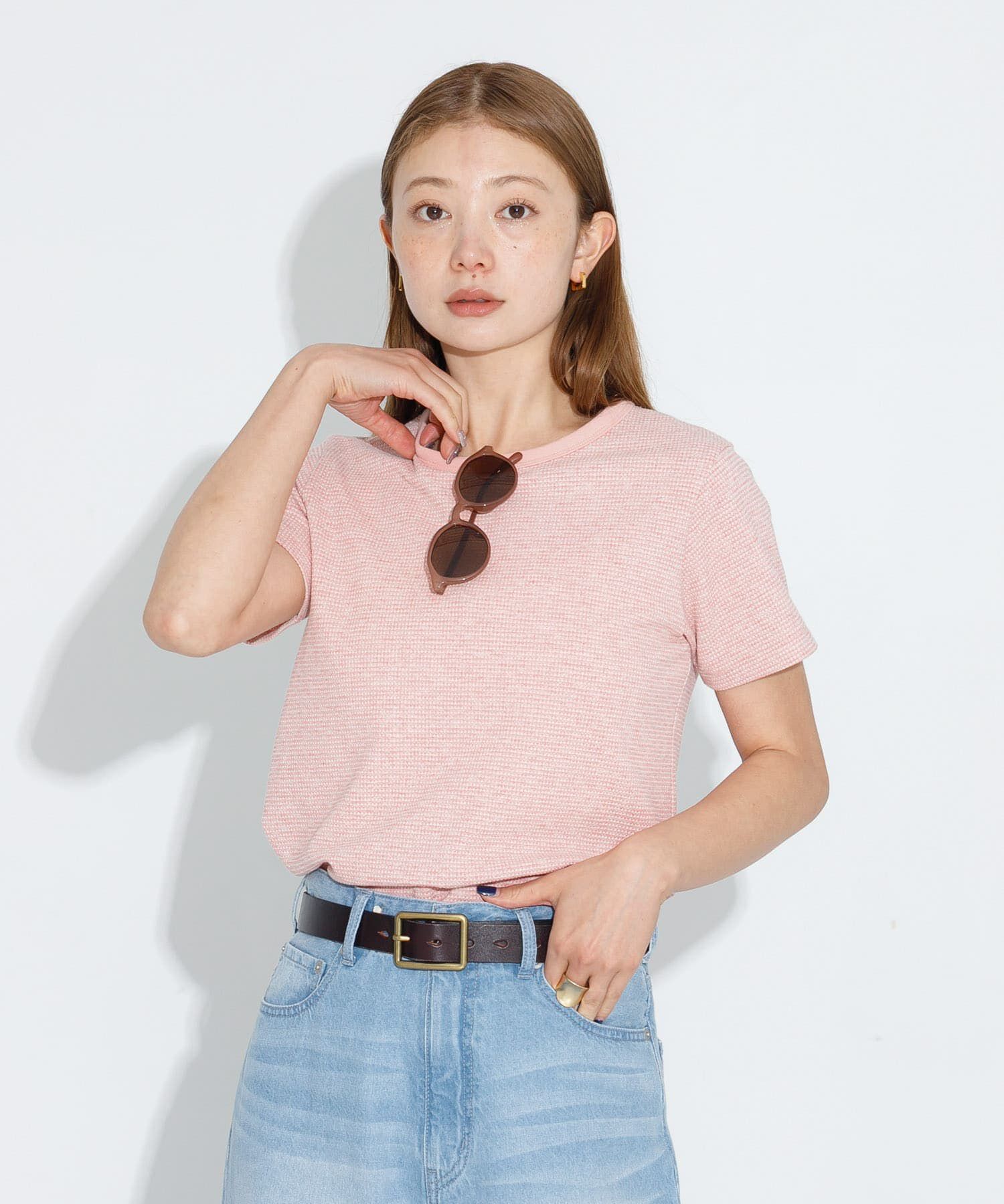 Sonny Label 「JQベーシックコンパクトTシャツ」|Tシャツ・カットソー|