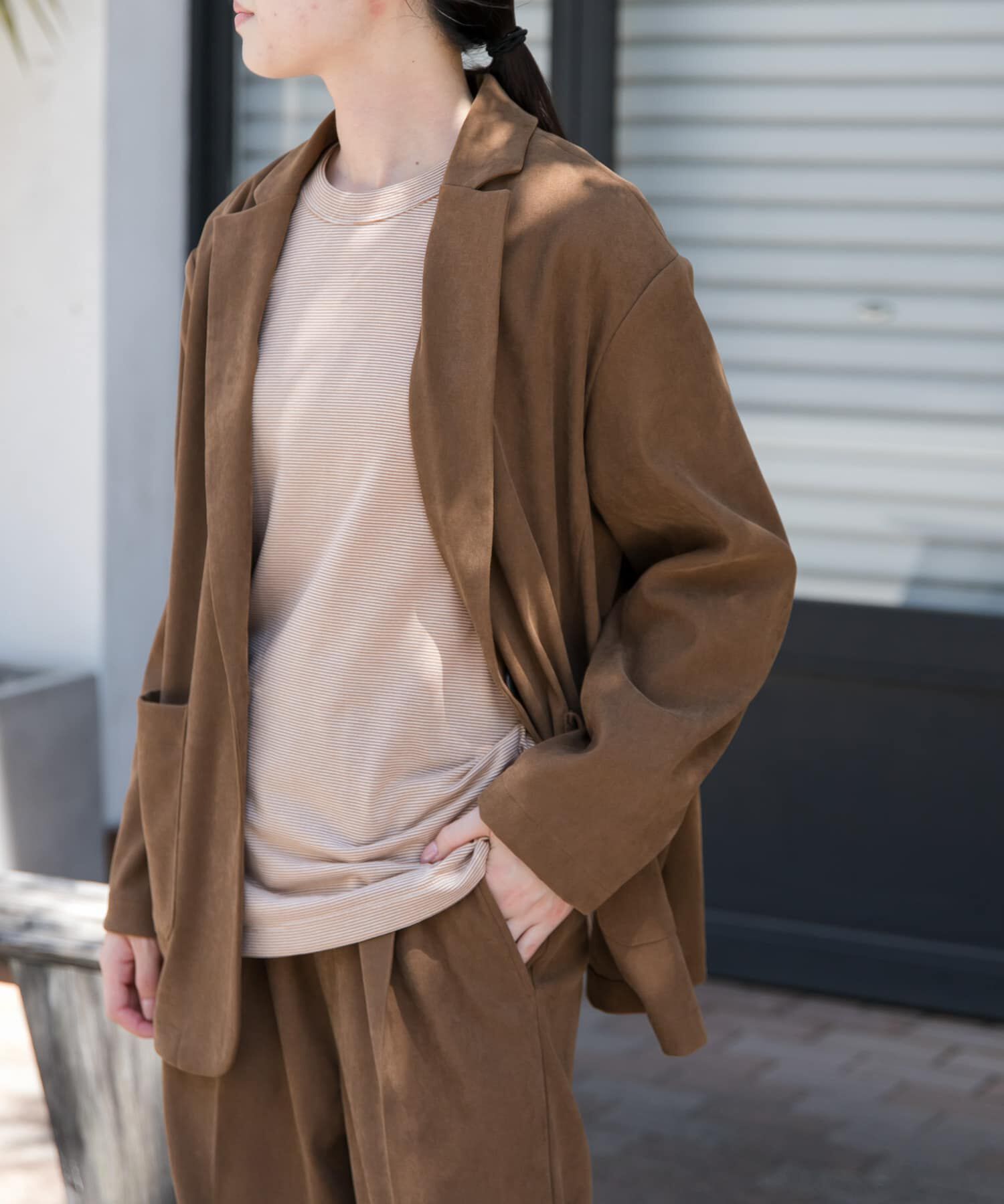 URBAN RESEARCH DOORS「FORK&SPOON　スエードライクジャケット」|その他|