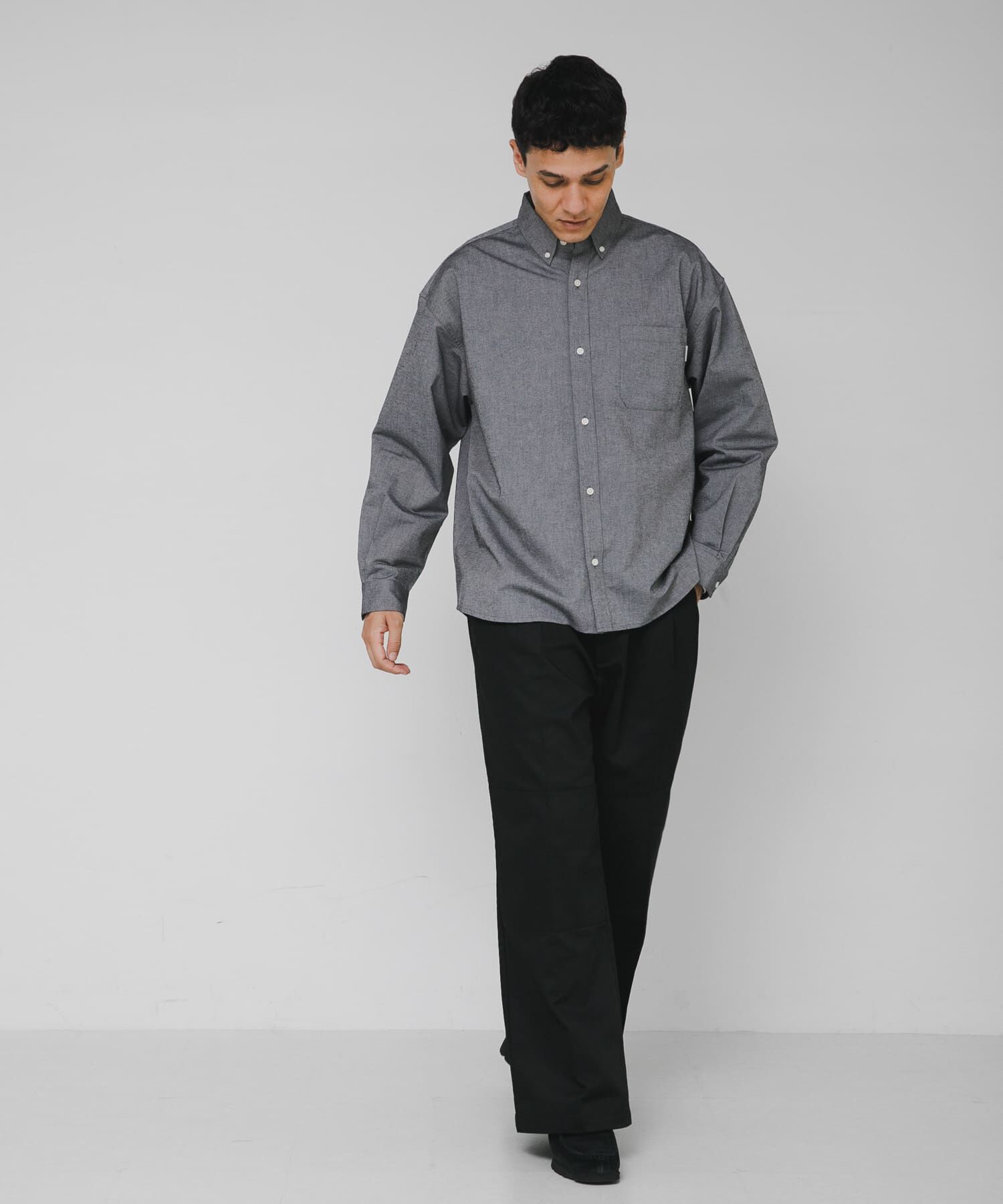 Sonny Label 「抗菌オックスボタンダウンオーバーシャツ」|シャツ・ブラウス|