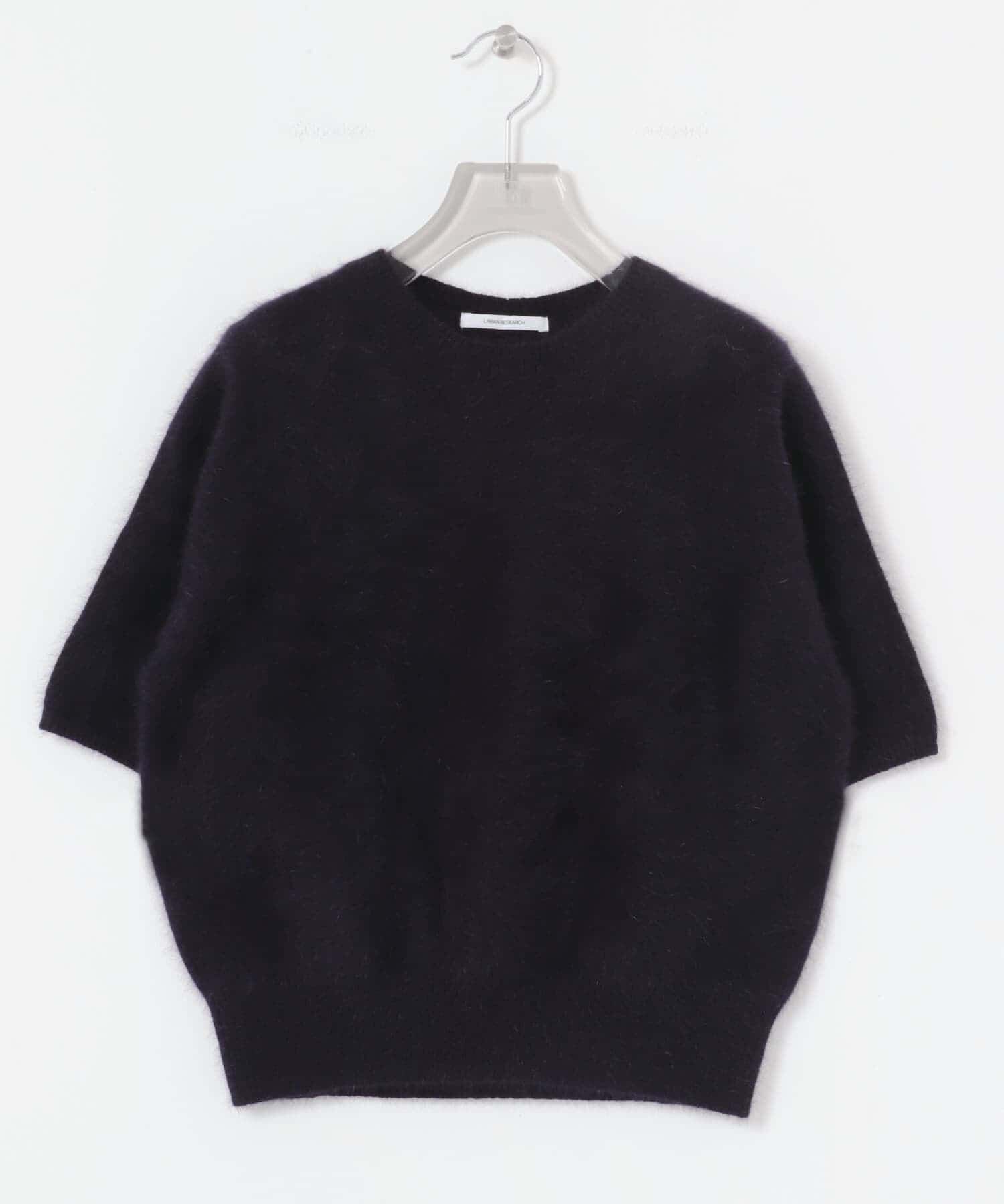 URBAN RESEARCH「FOX/CASHMEREハーフスリーブニット」|ニット・セーター|