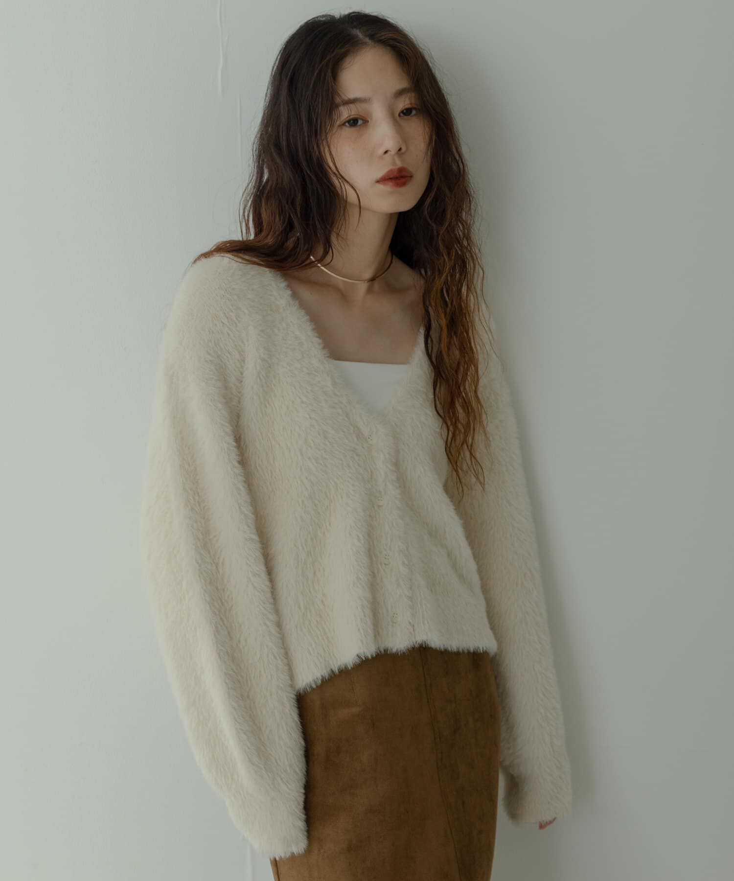 Sonny Label 「フェザーダブルフェイスカーディガン」|カーディガン|