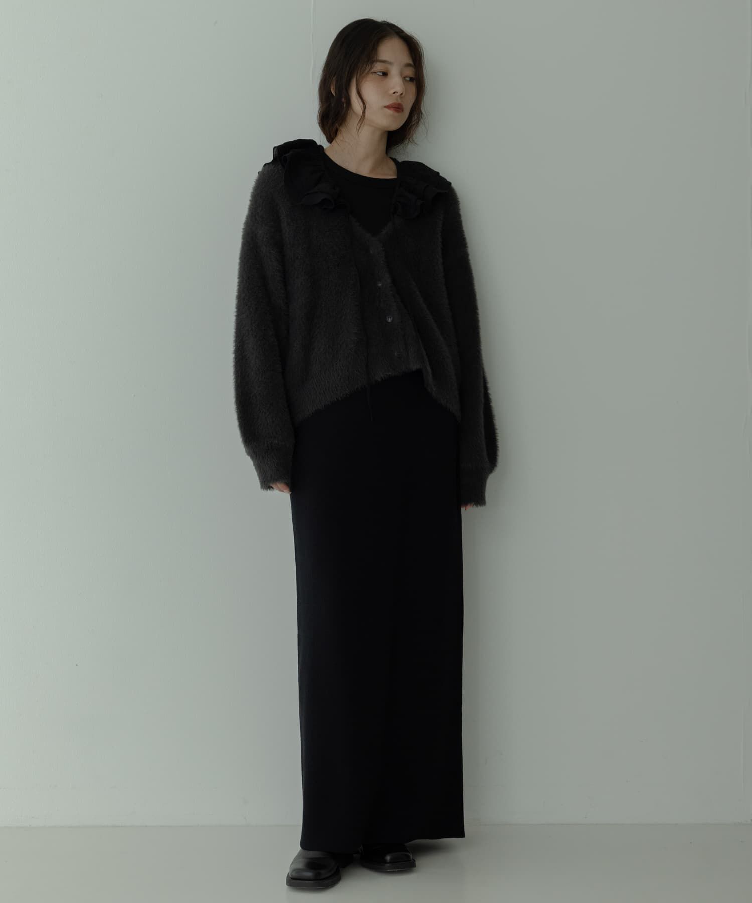 Sonny Label 「フェザーダブルフェイスカーディガン」|カーディガン|