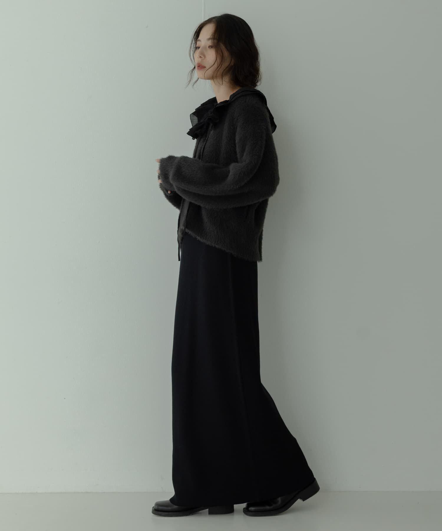 Sonny Label 「フェザーダブルフェイスカーディガン」|カーディガン|