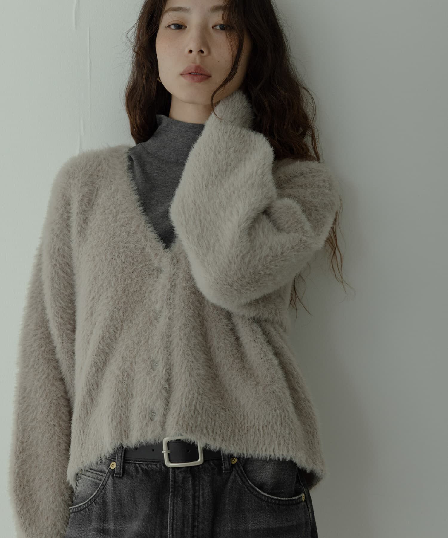 Sonny Label 「フェザーダブルフェイスカーディガン」|カーディガン|