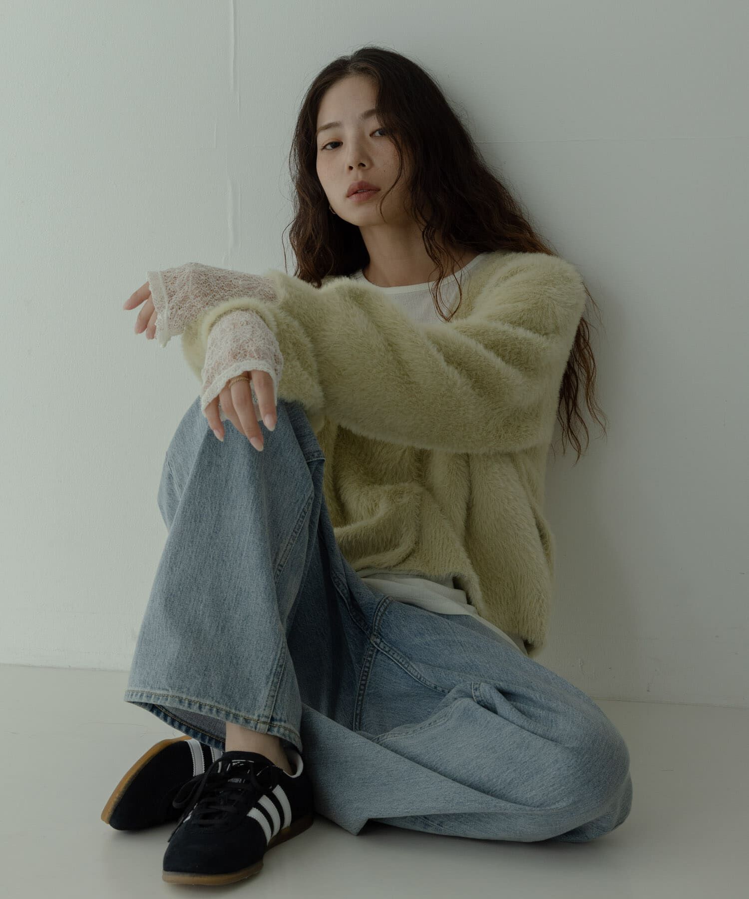 Sonny Label 「フェザーダブルフェイスカーディガン」|カーディガン|