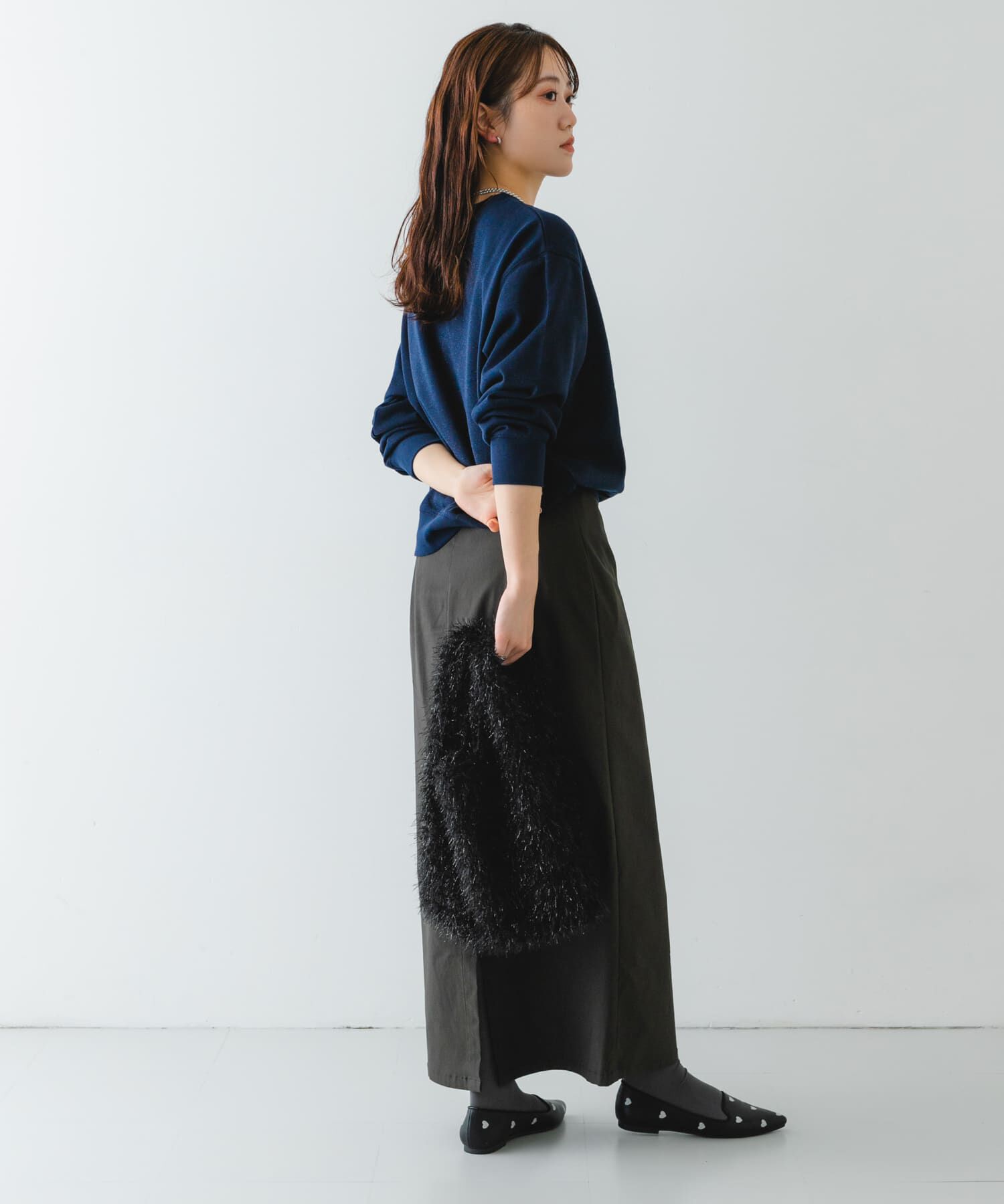 RODE SKO「ラメシャギーショッパー」|トートバッグ|