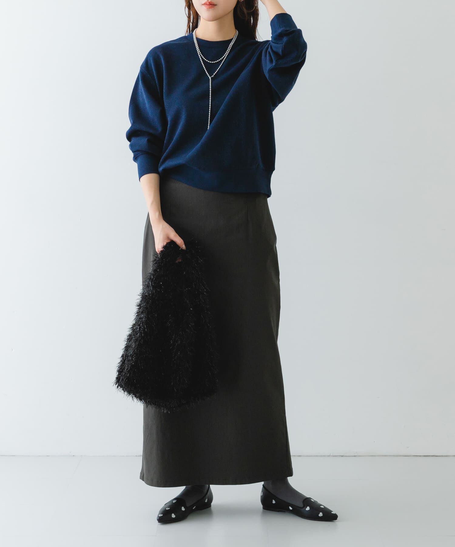 RODE SKO「ラメシャギーショッパー」|トートバッグ|