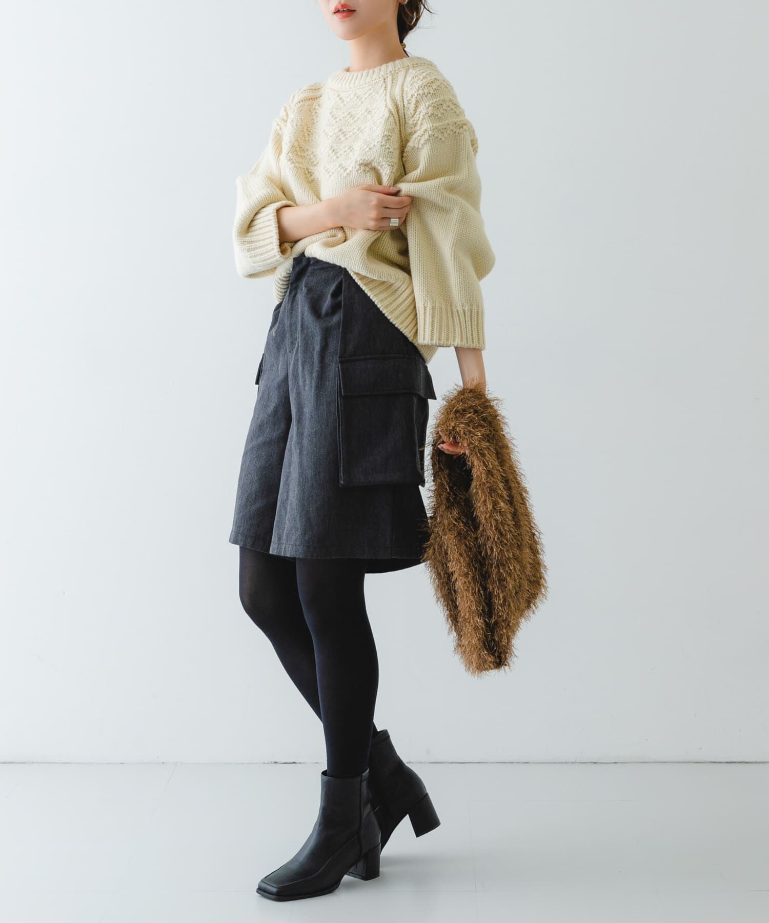 RODE SKO「ラメシャギーショッパー」|トートバッグ|