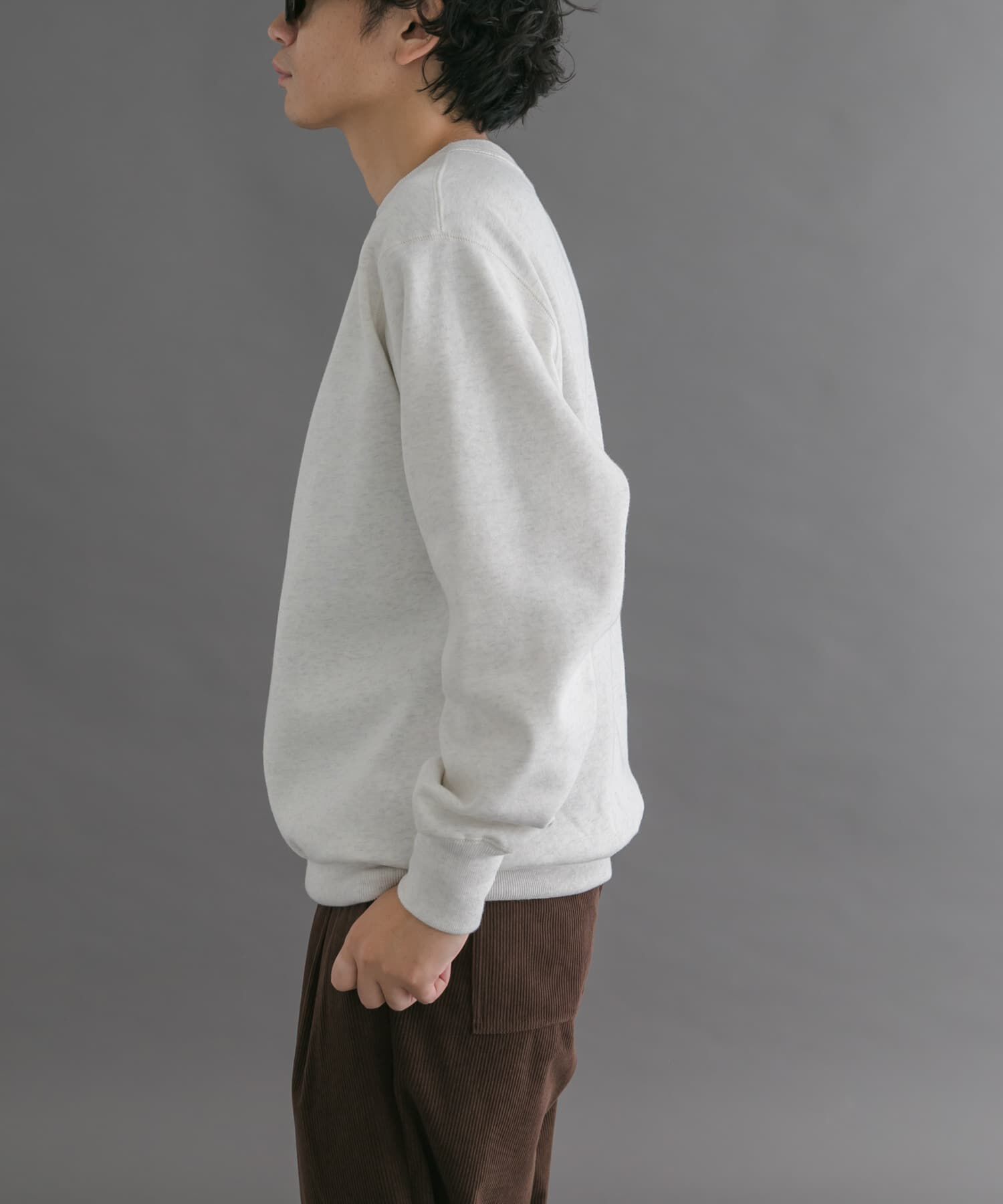 URBAN RESEARCH DOORS「FORK&SPOON　リサイクルコットン裏毛クルーネックスウェット」|スウェット・ジャージ|
