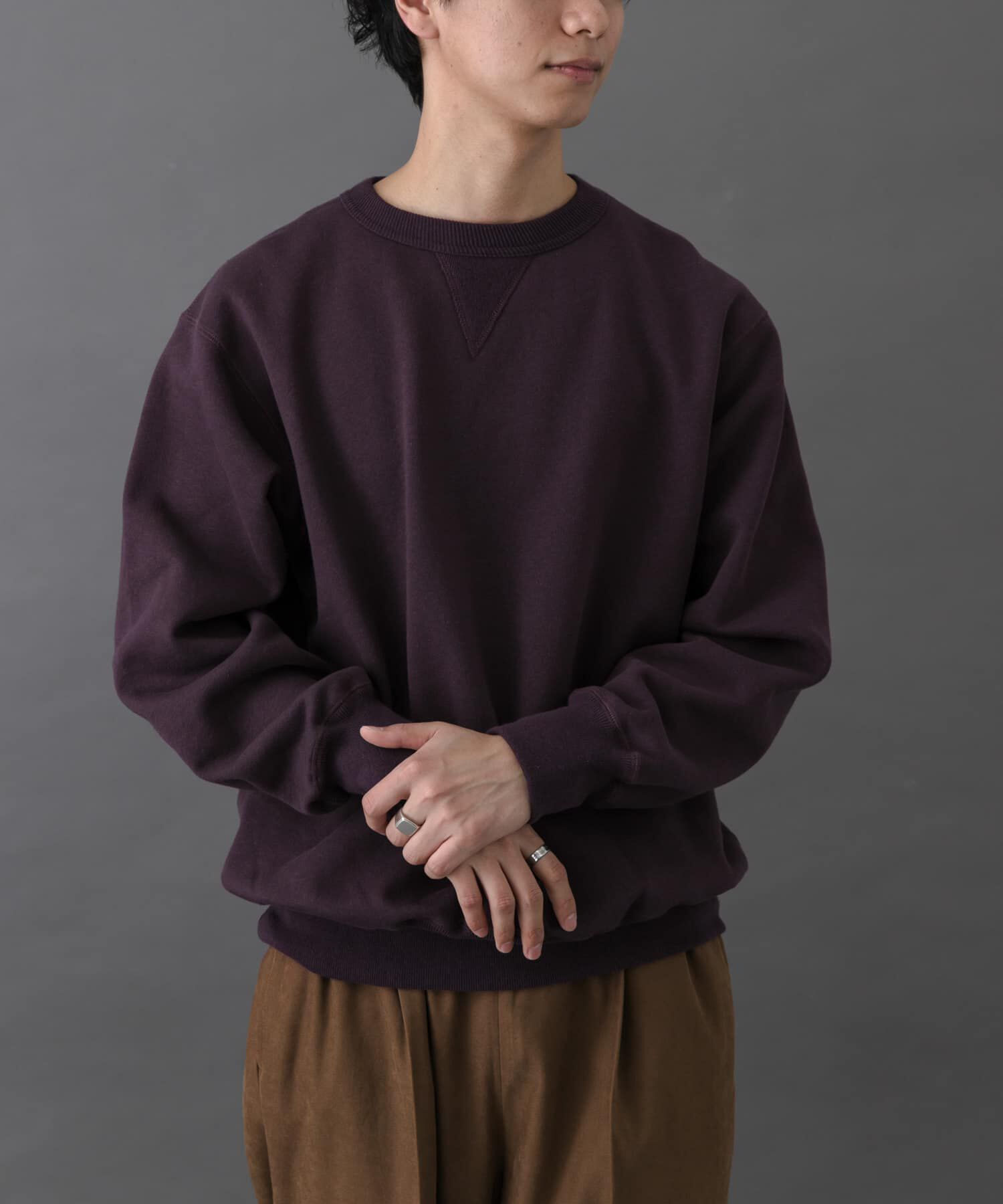 URBAN RESEARCH DOORS「FORK&SPOON　リサイクルコットン裏毛クルーネックスウェット」|スウェット・ジャージ|