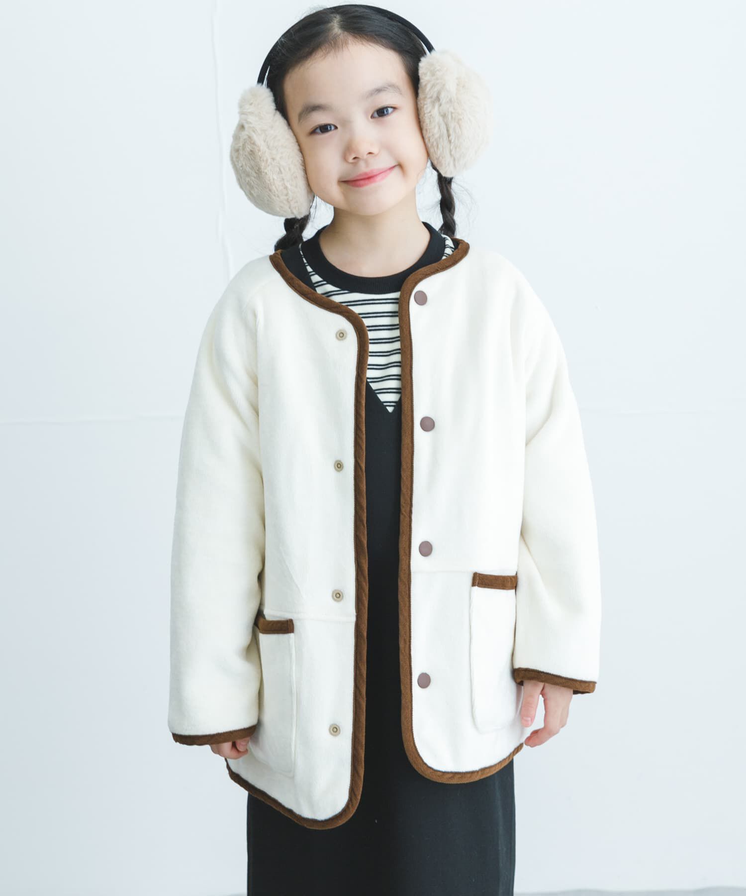 URBAN RESEARCH DOORS「リバーシブルフリースコート(KIDS)」|その他|
