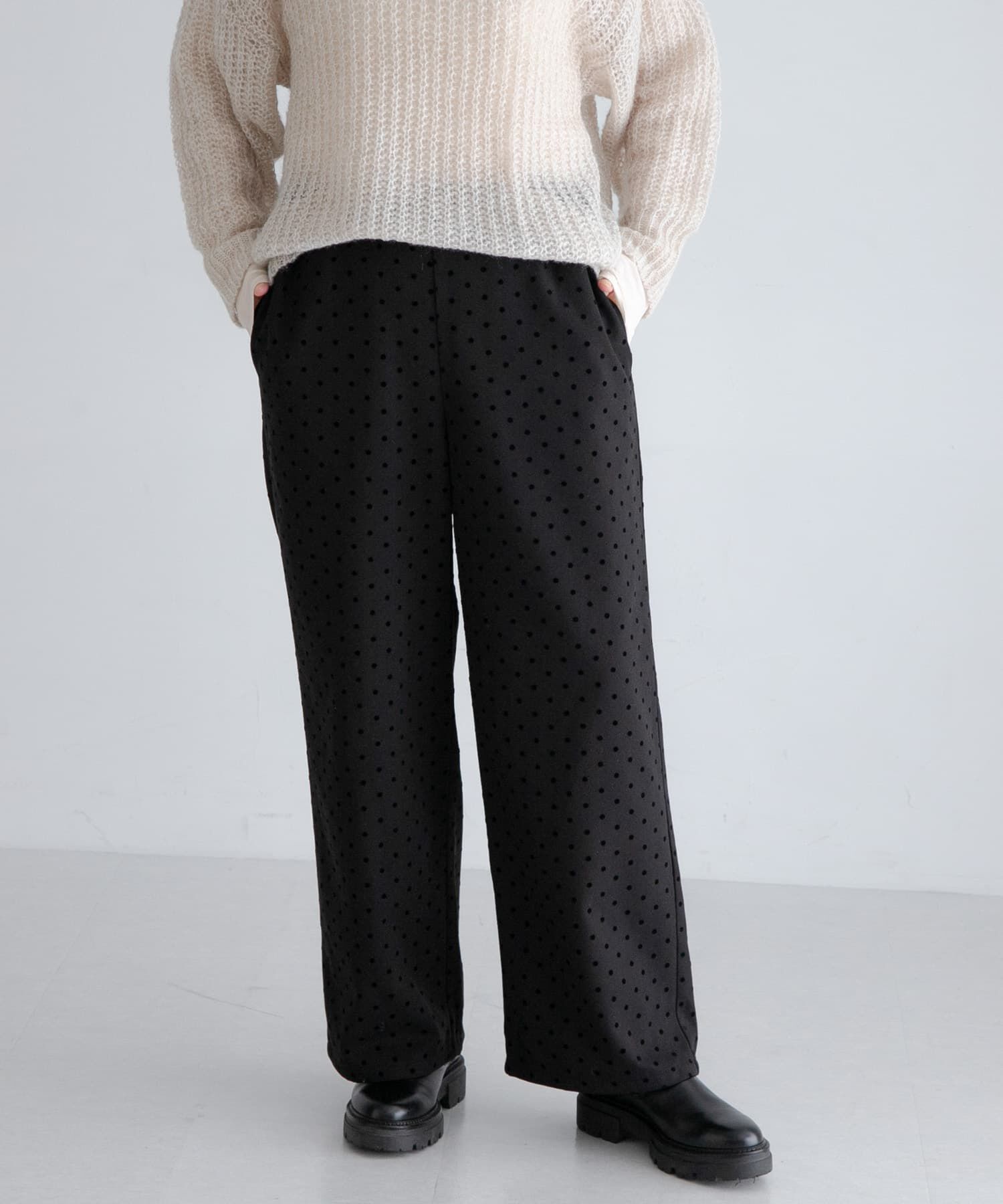 Sonny Label 「『WEB限定』フロッキードットイージーパンツ」|その他|