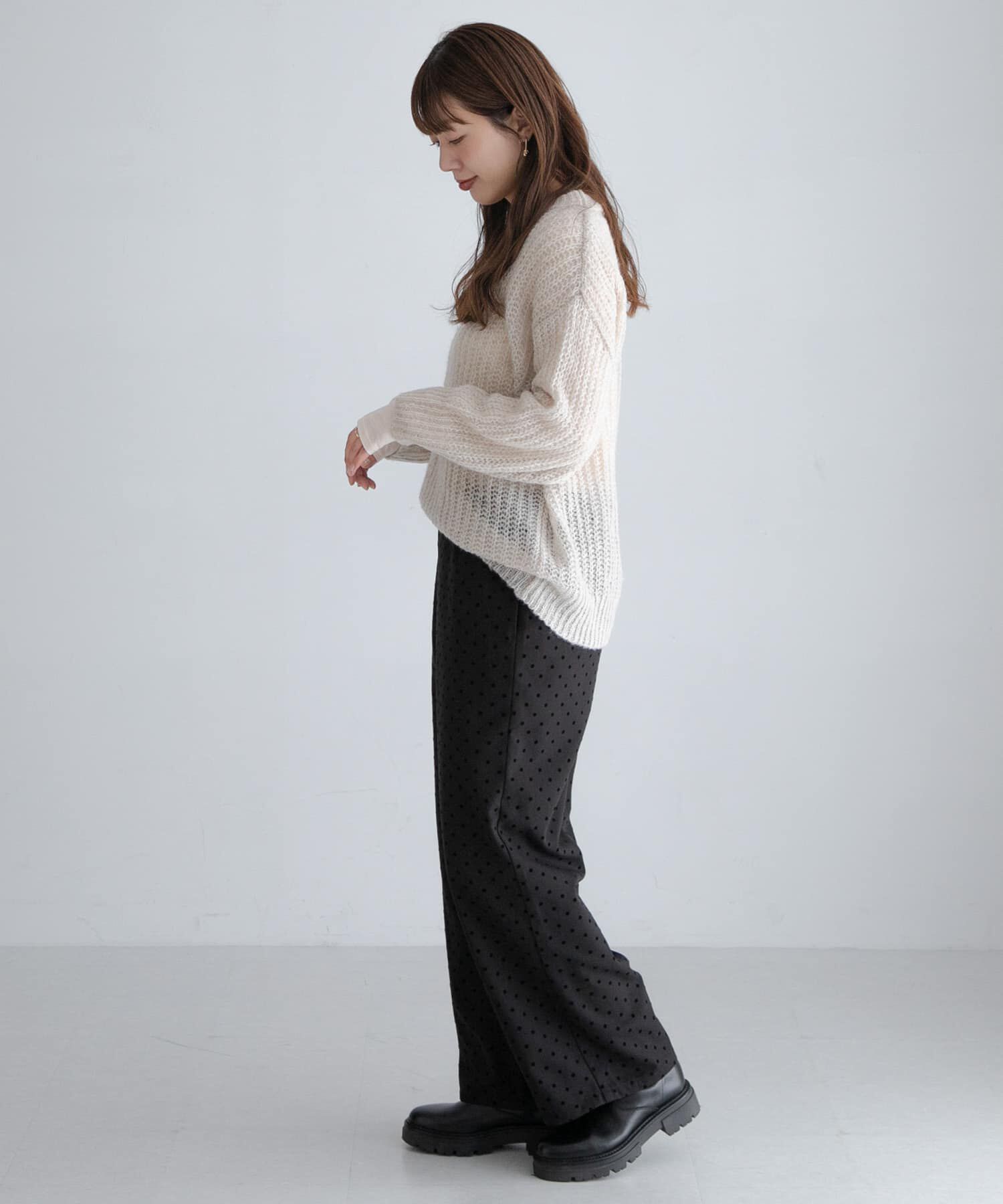 Sonny Label 「『WEB限定』フロッキードットイージーパンツ」|その他|