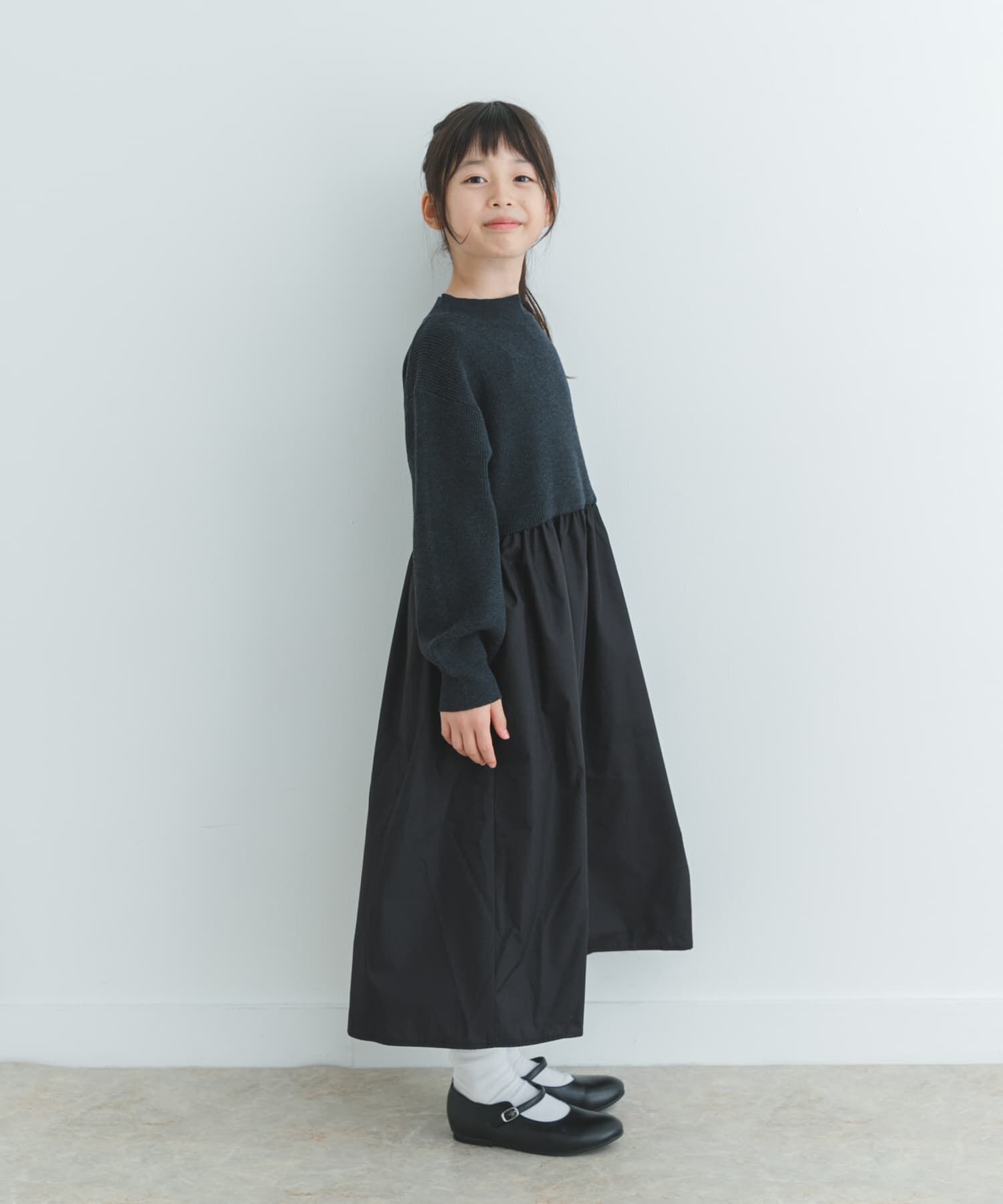 URBAN RESEARCH DOORS「『親子リンク』ニットドッキングワンピース(KIDS)」|ワンピース|
