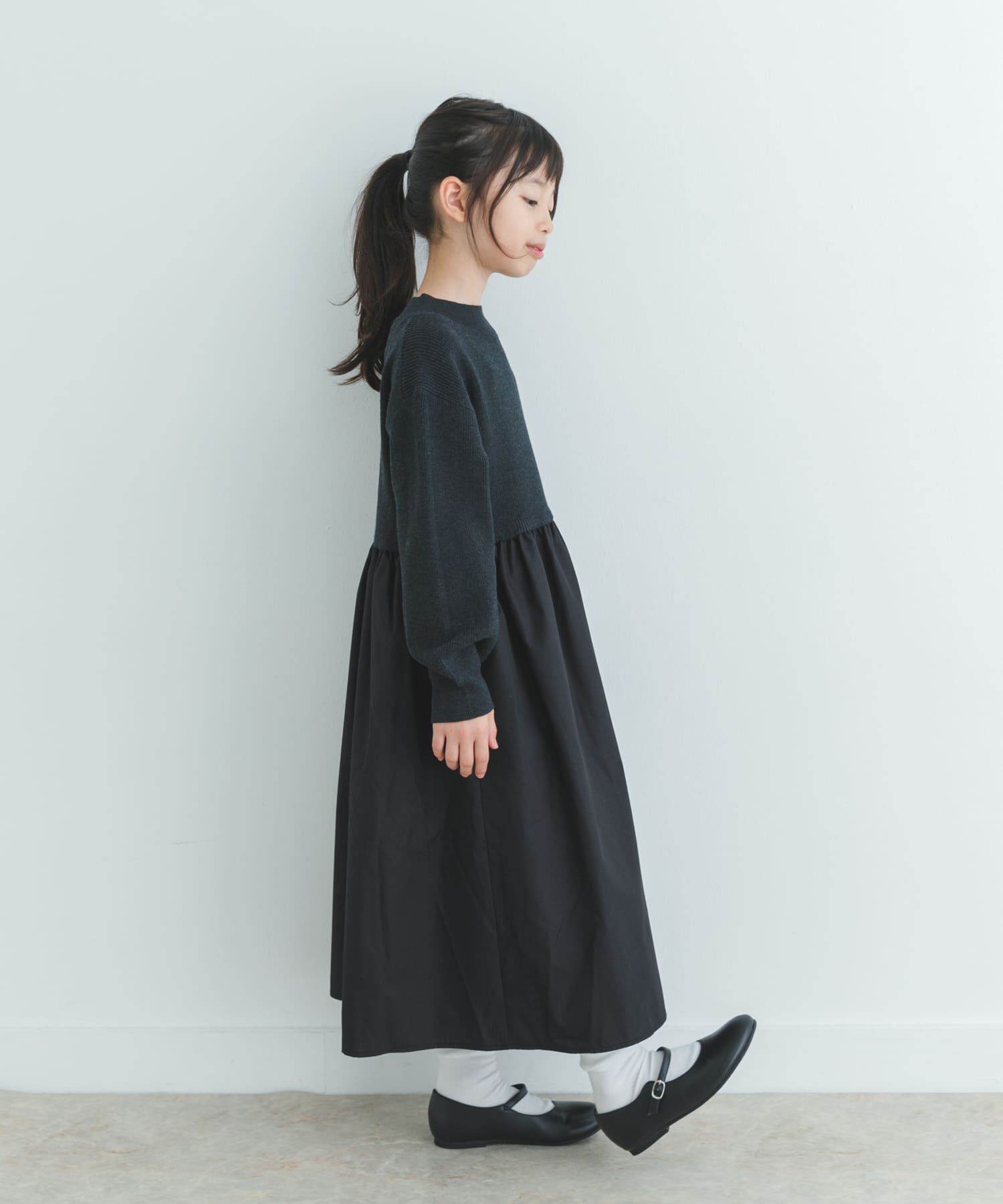 URBAN RESEARCH DOORS「『親子リンク』ニットドッキングワンピース(KIDS)」|ワンピース|