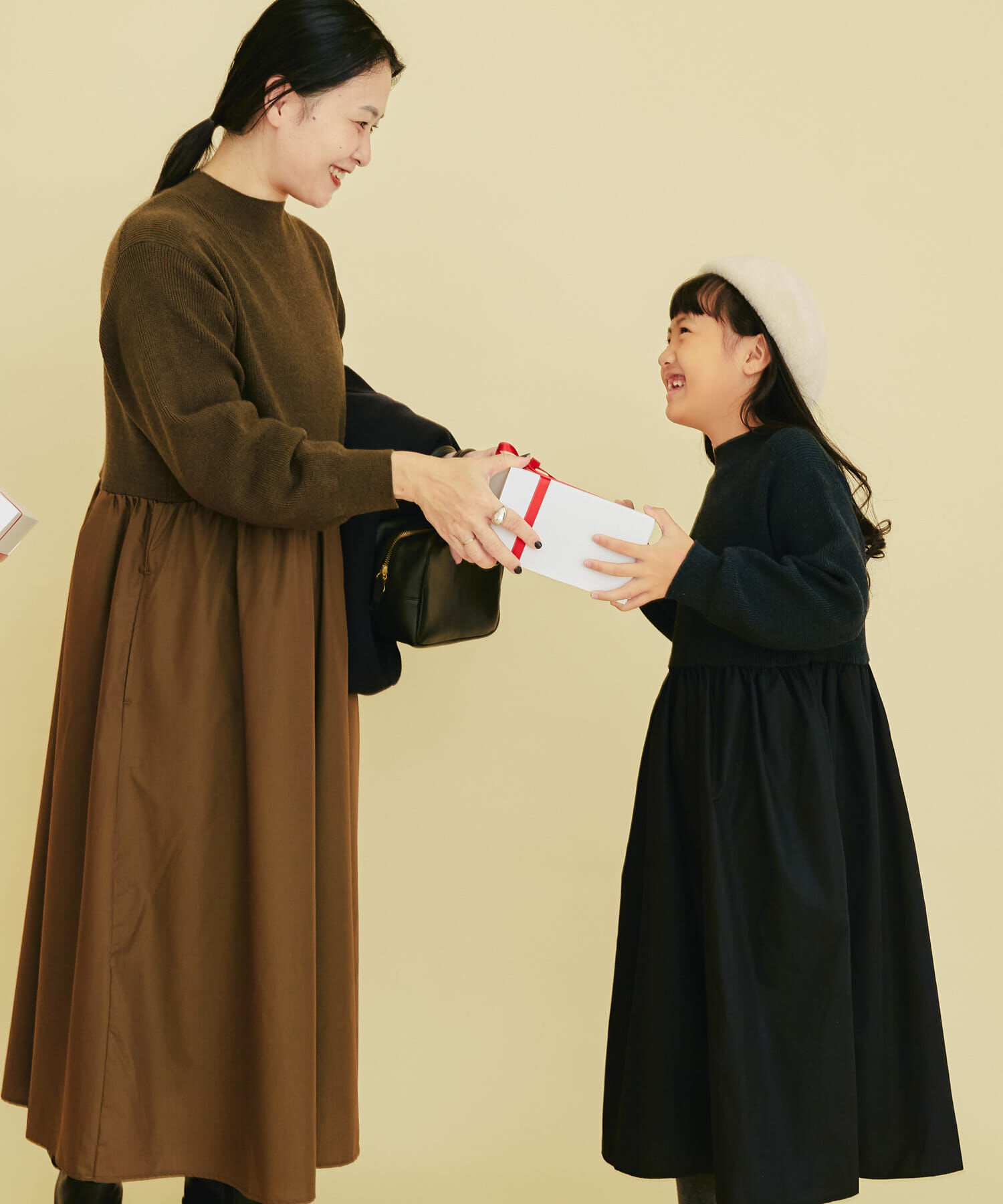 URBAN RESEARCH DOORS「『親子リンク』ニットドッキングワンピース(KIDS)」|ワンピース|