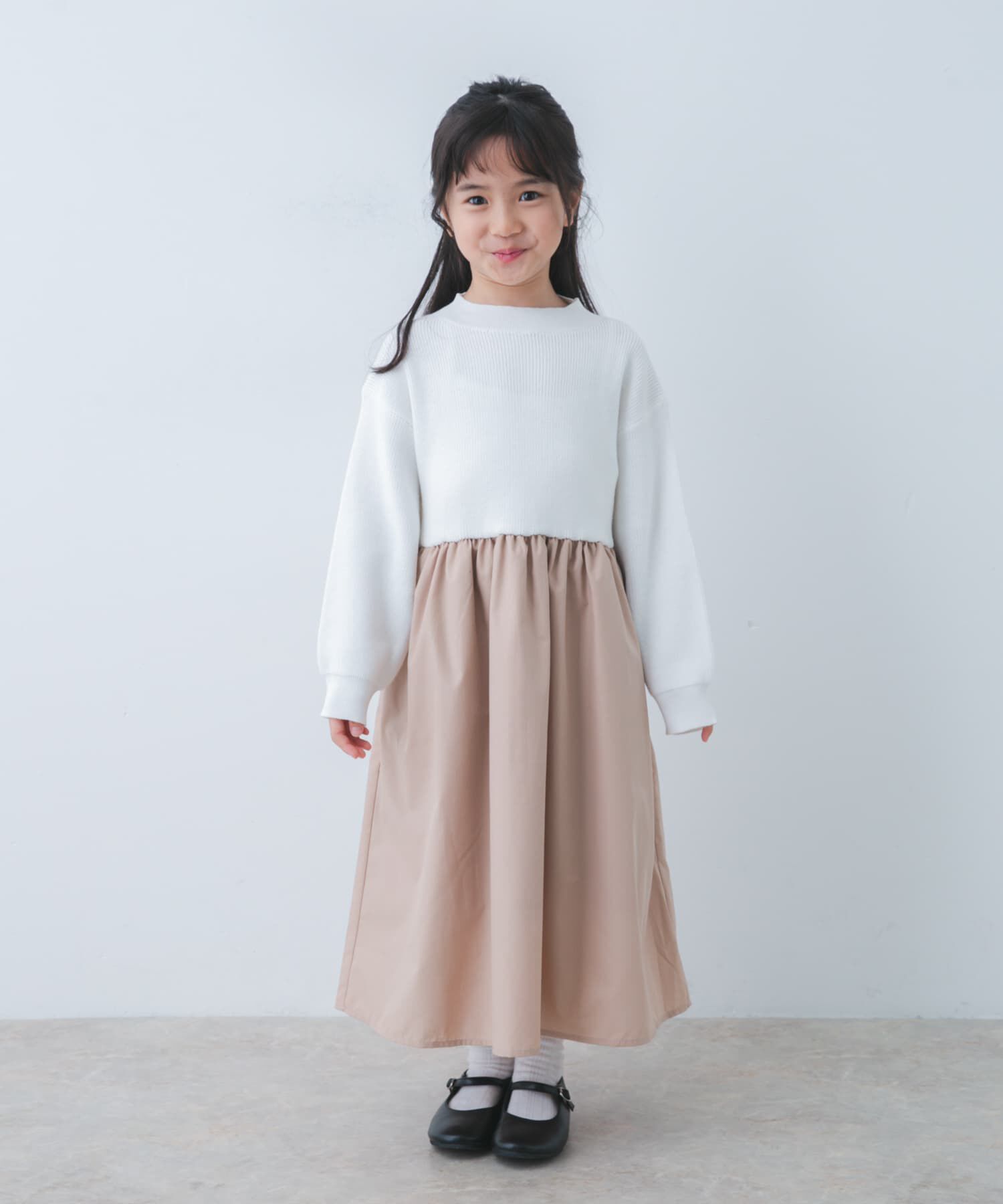 URBAN RESEARCH DOORS「『親子リンク』ニットドッキングワンピース(KIDS)」|ワンピース|