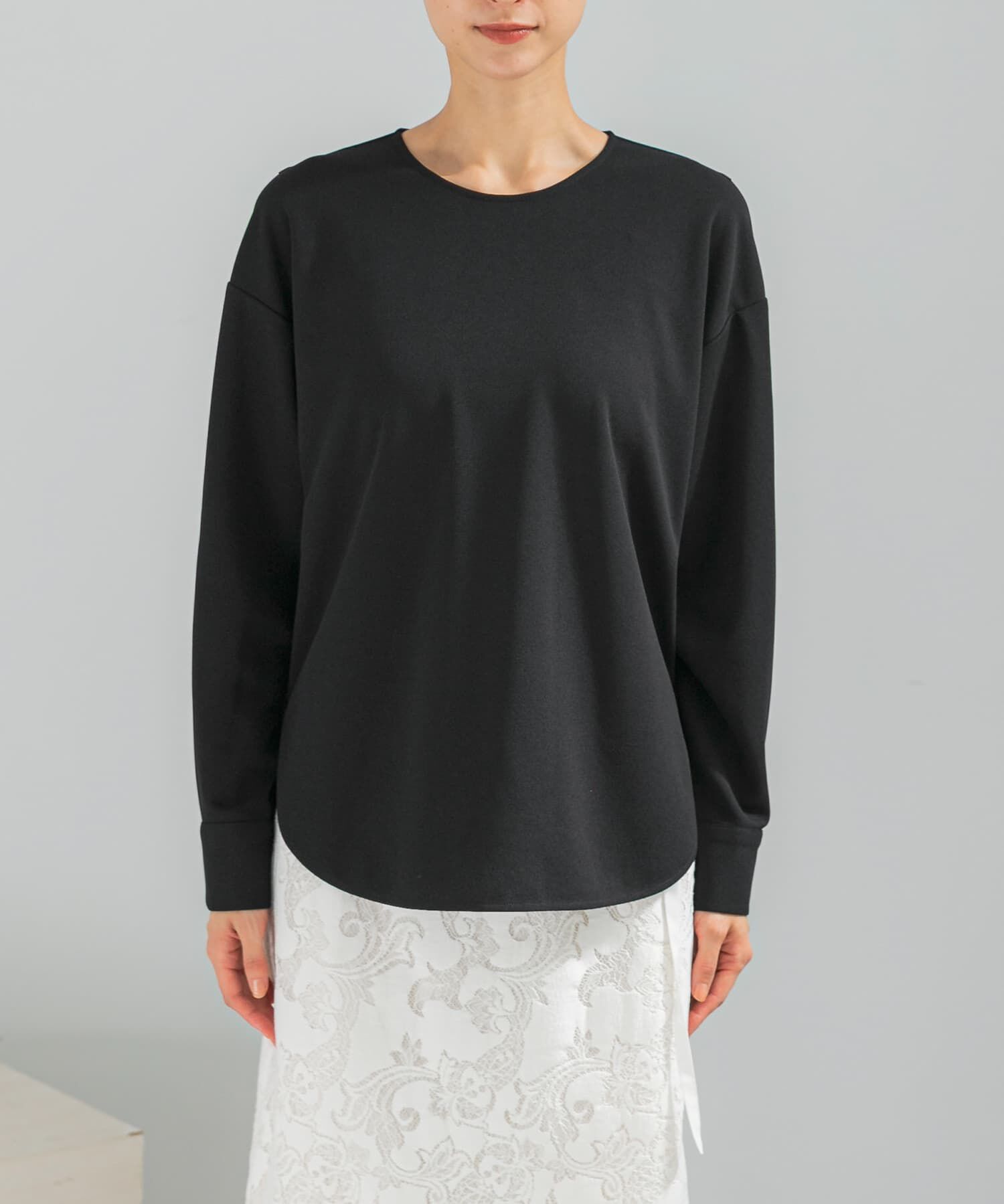 URBAN RESEARCH ROSSO「ストレッチジョーゼットプルオーバー」|シャツ・ブラウス|