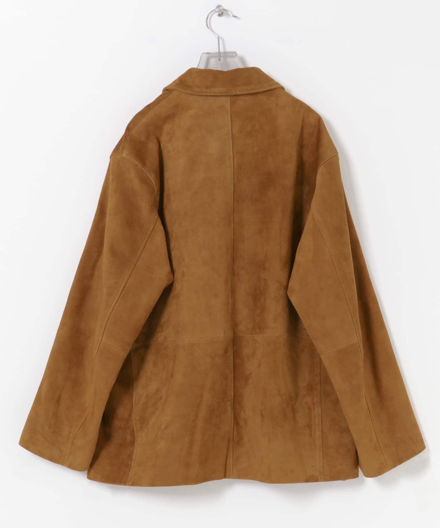 URBAN RESEARCH「GOAT SUEDE MAC COAT」|ノーカラーコート|