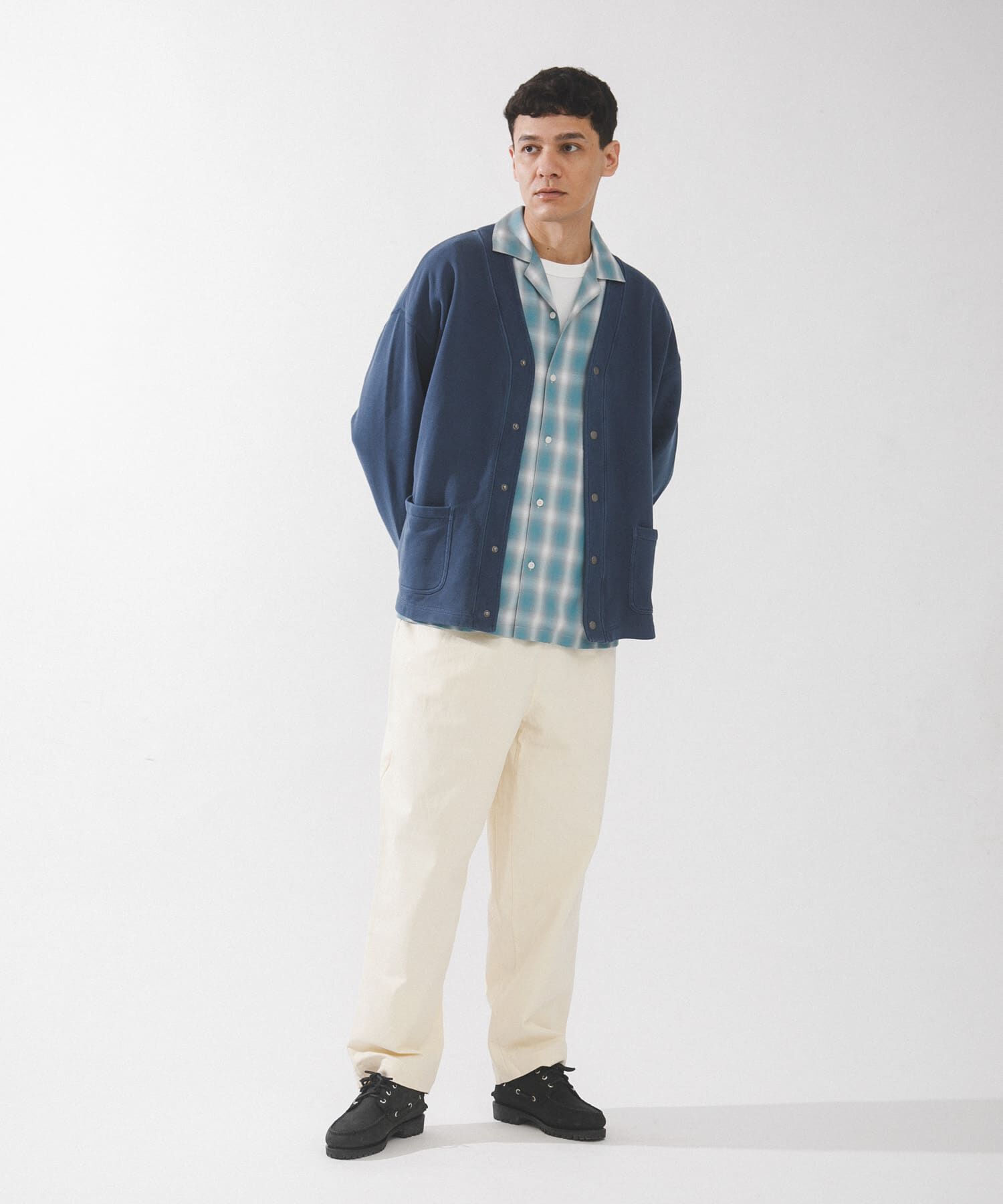 Sonny Label 「スウェットVネックカーディガン」|スウェット・ジャージ|