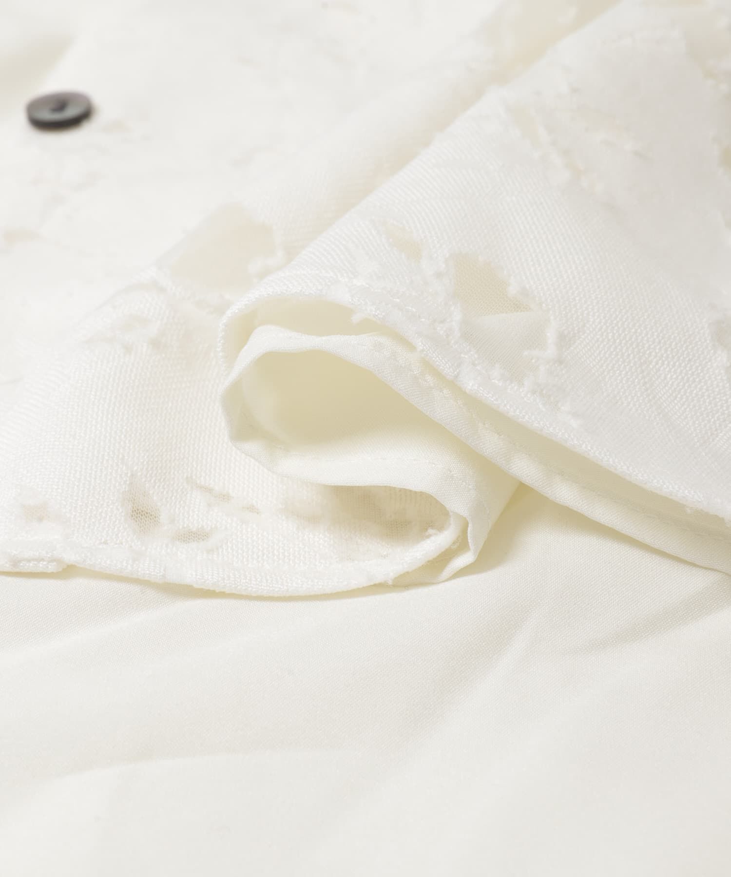 URBAN RESEARCH ROSSO「オープンカラーレースシャツ」|シャツ・ブラウス|