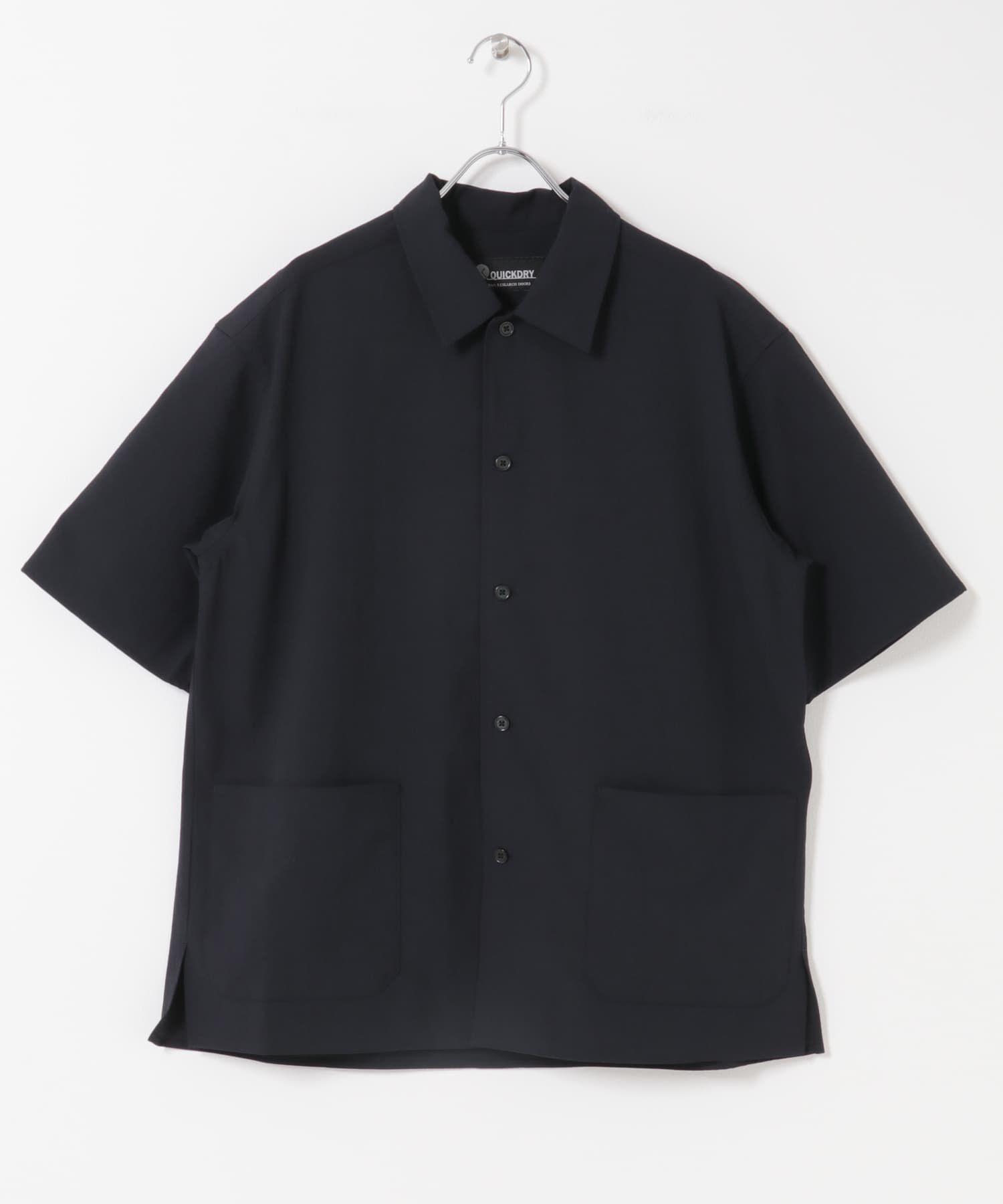 URBAN RESEARCH DOORS「クイックドライショートスリーブシャツカバーオール」|その他|ネイビー